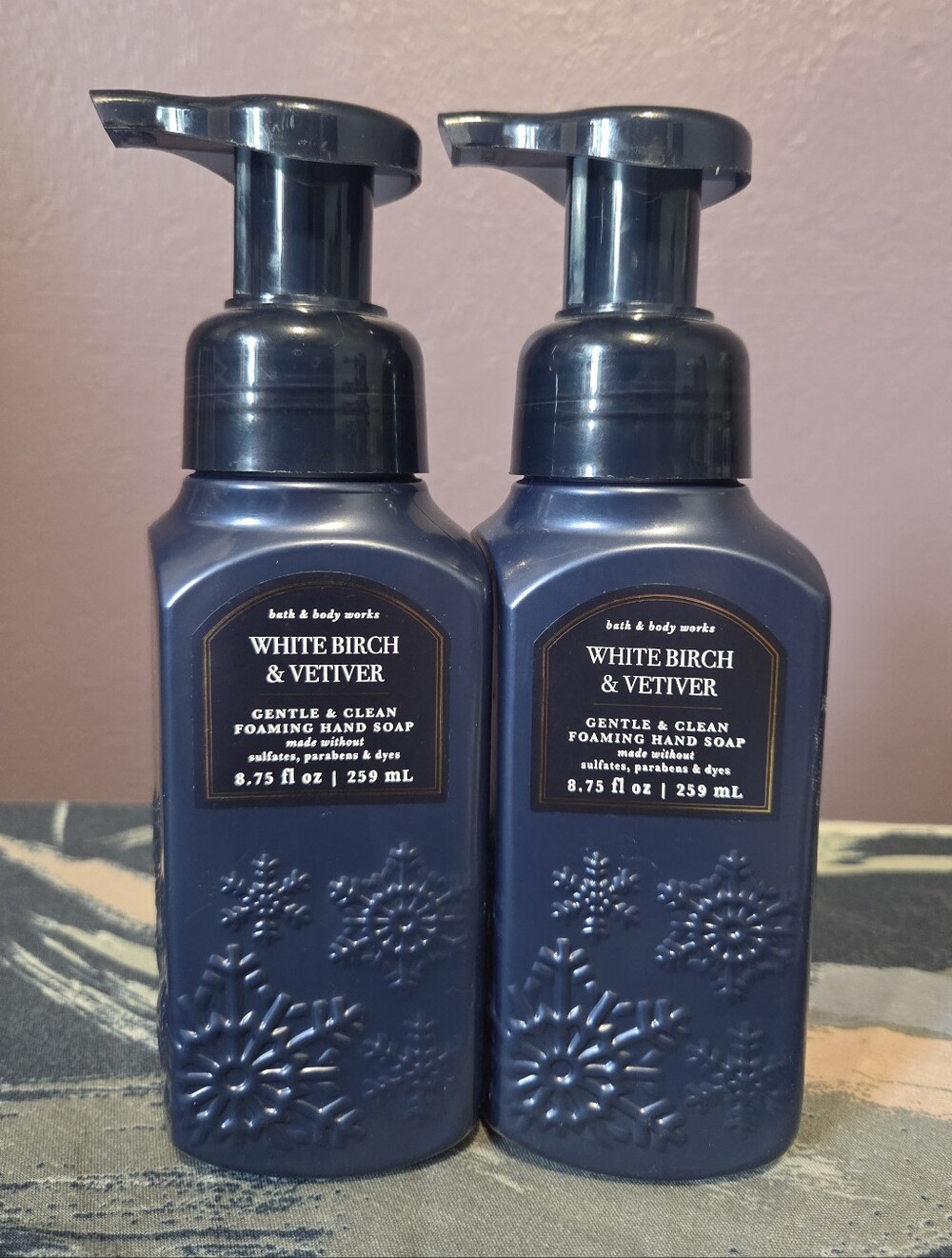 White Birch & Velvet Foaming Hand Soap x2